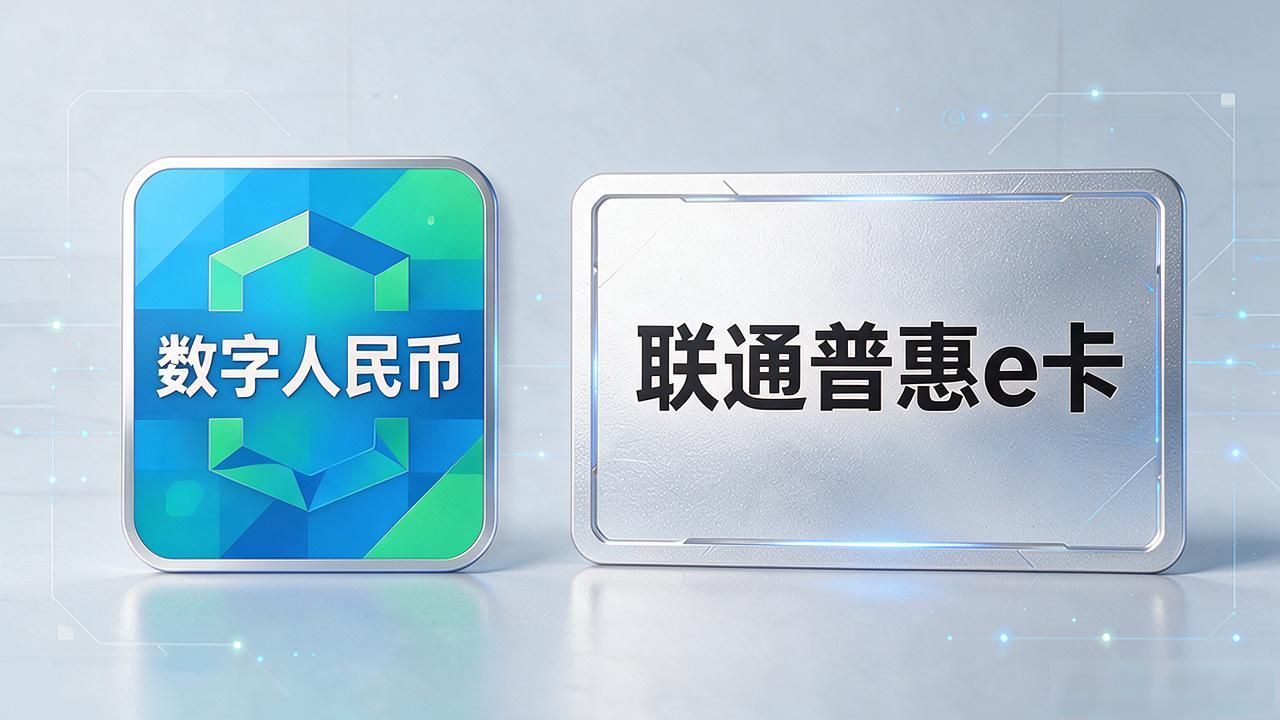 数字人民币 联通普惠e卡 充值通道_中国数字货币与联通普惠e卡关系