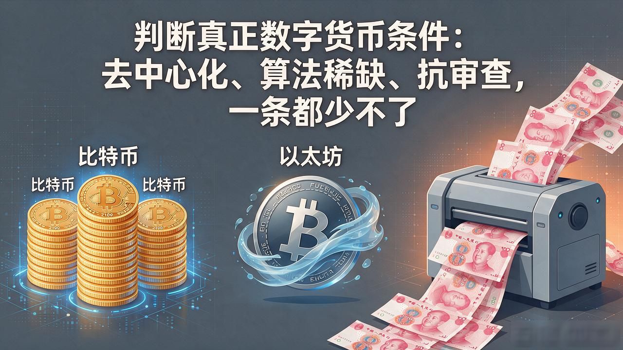 去中心化与算法稀缺性定义数字货币本质_真正具备独立价值的数字货币必须满足的条件_真正数字货币条件