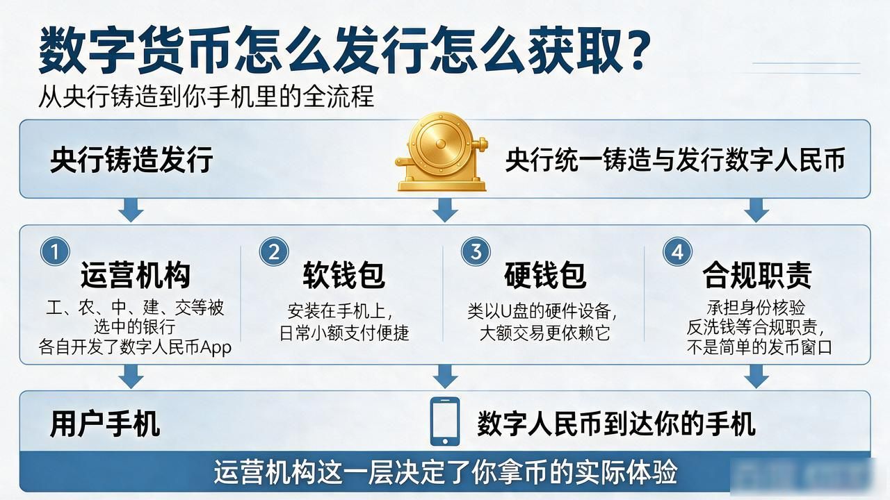 央行数字货币与加密货币区别_数字货币的发行与获取_数字人民币发行机制详解