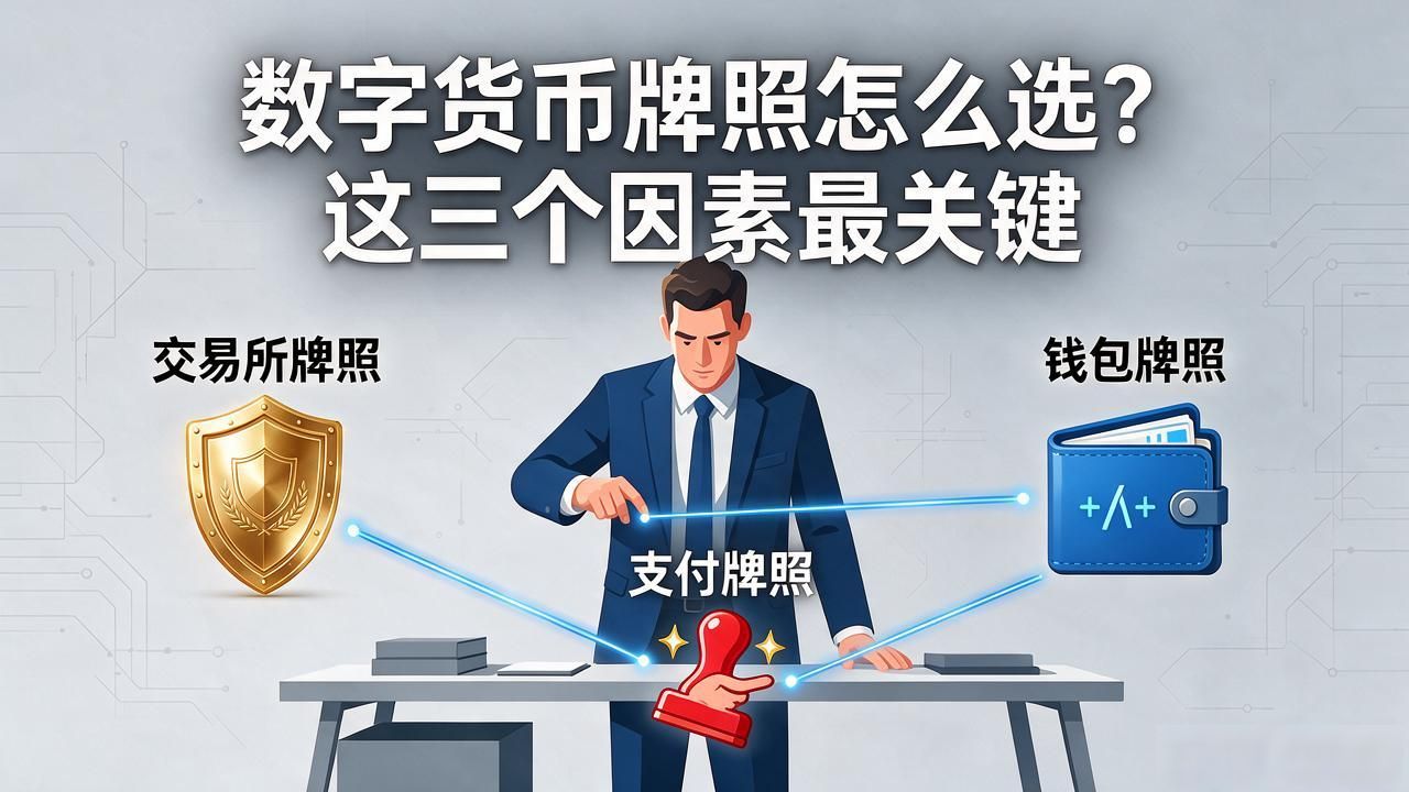 数字货币牌照如何选择_数字货币牌照选择需匹配业务模式和目标市场_面向欧洲用户的数字货币VASP牌照申请