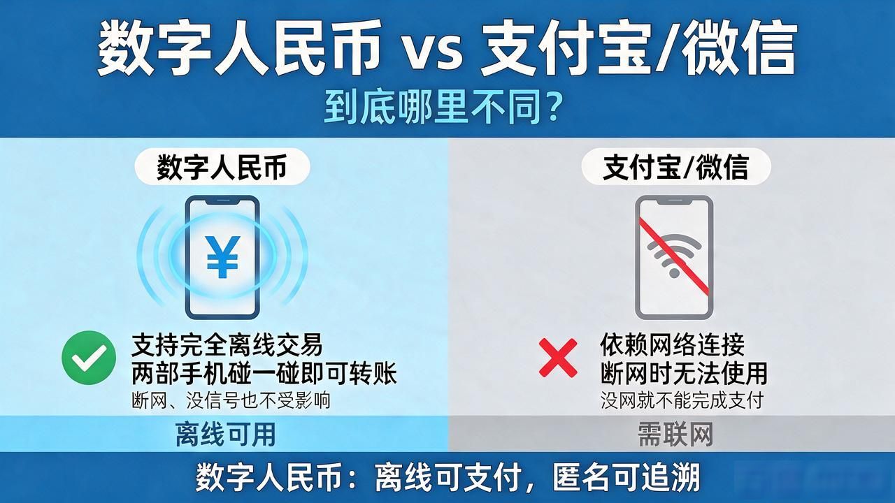 中国央行数字货币区别_数字人民币法律地位_数字人民币与支付宝区别