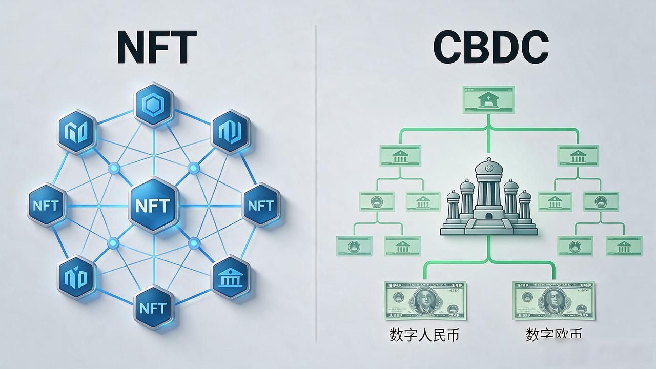 NFT与央行数字货币CBDC的区别_nft数字货币是哪个国家发行的_NFT是哪个国家发行的吗