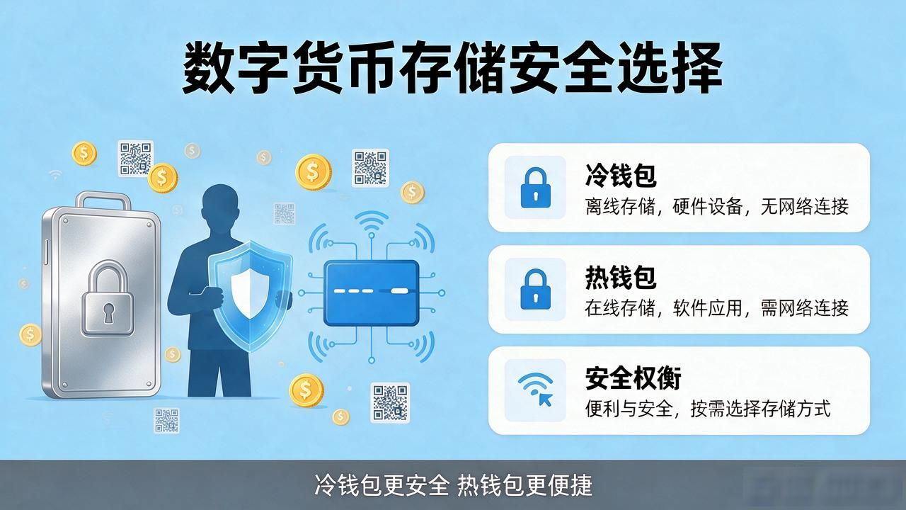 数字货币存储在哪里_数字货币冷钱包热钱包交易所托管钱包