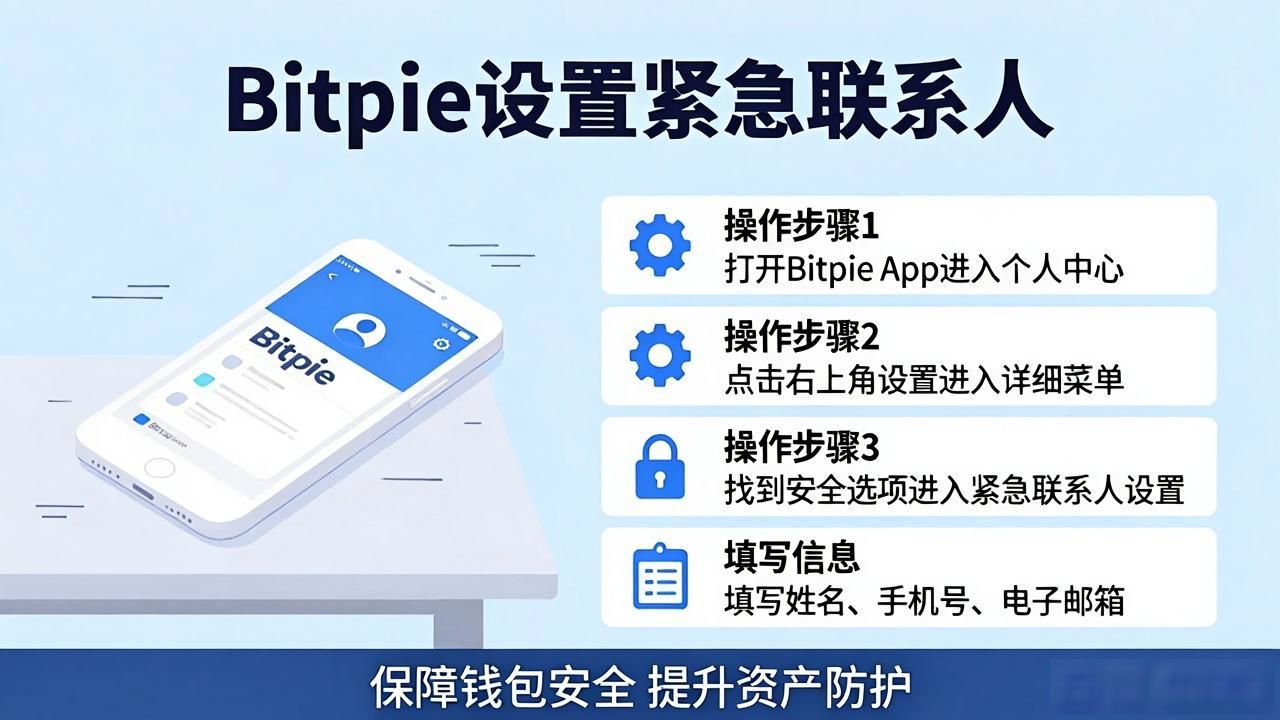 如何在Bitpie比特派钱包中设置紧急联系人？_Bitpie钱包紧急联系人设置_加密资产数字资产安全管理