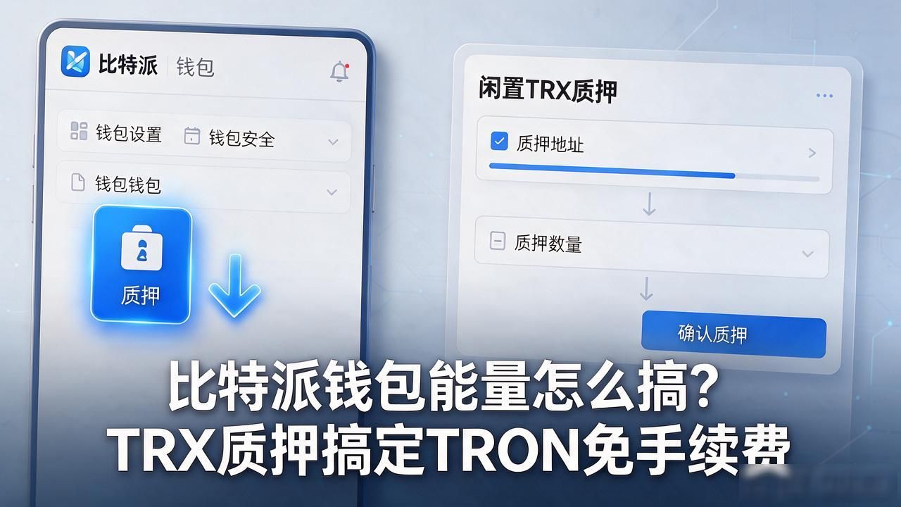 比特派TRON链质押TRX操作细节能量刷新时间_比特派TRON链质押TRX获取能量省手续费_比特派钱包能量怎么搞