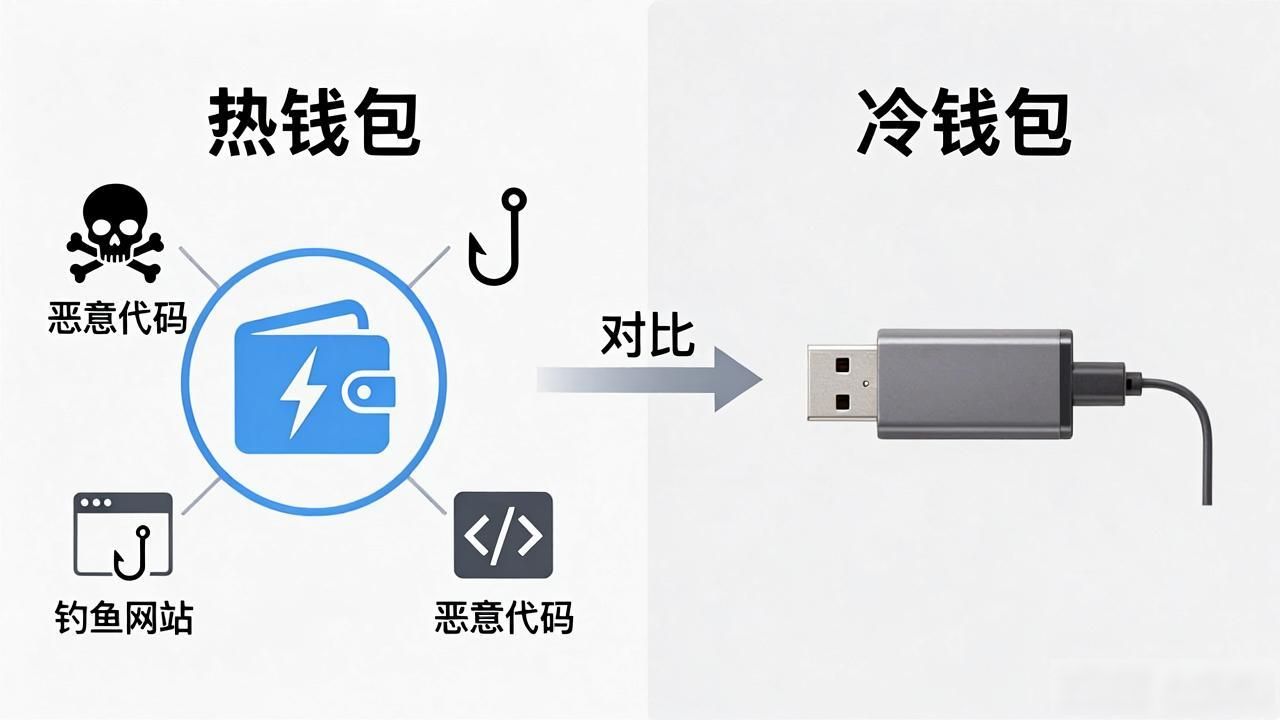 热钱包与冷钱包对比_加密资产投资_使用比特派钱包与冷钱包的灵活性研究