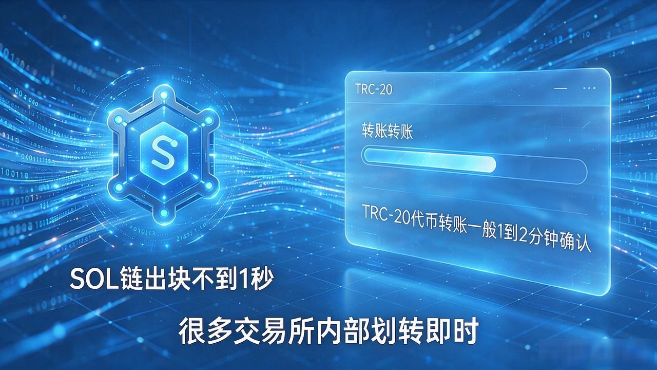 数字货币转账多久到_以太坊比特币Solana转账确认时长对比_数字货币转账到账时间影响因素