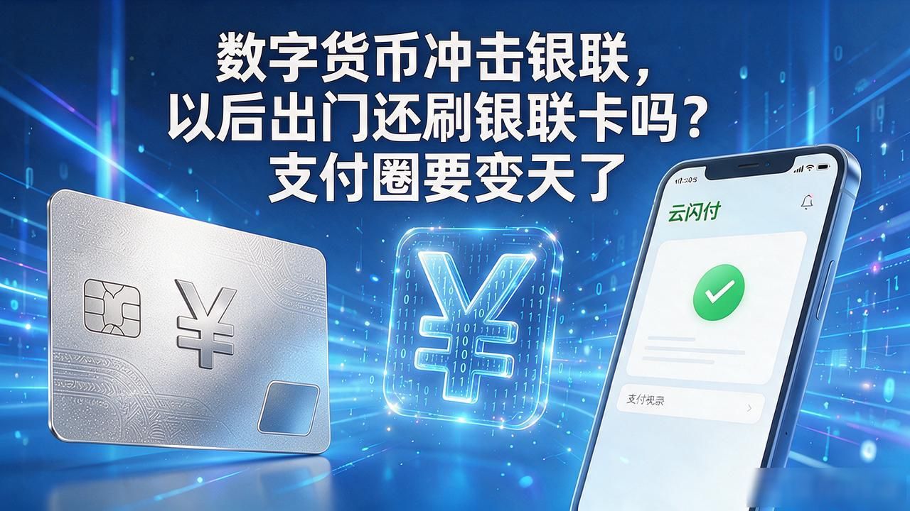 数字货币对银联的影响_云闪付App 数字钱包竞争_银联支付场景 数字人民币冲击