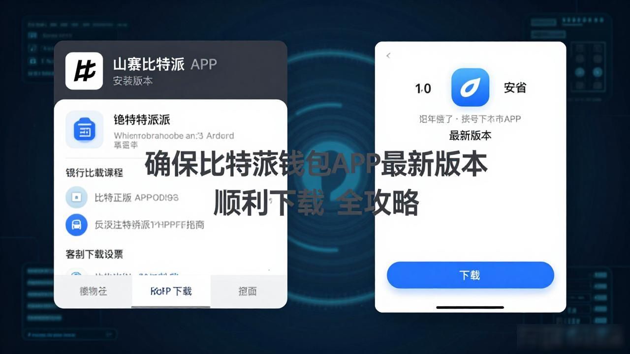 如何确保比特派钱包APP最新版本的顺利下载?_辨别比特派钱包真伪方法_比特派官方下载渠道