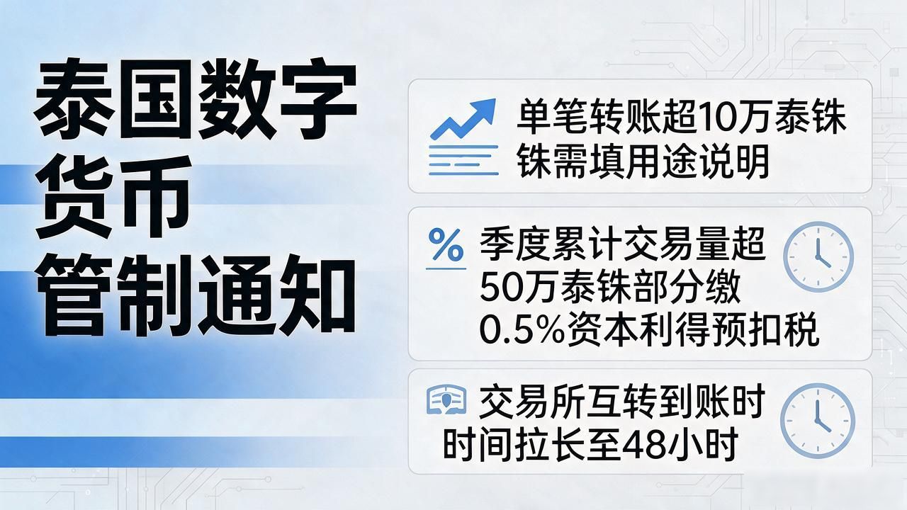 泰国数字货币管制_泰国数字货币管制通知_2026泰国数字货币新规