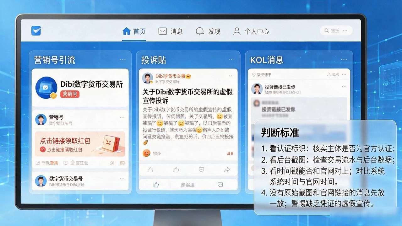 dibi数字货币交易所 微博_dibi数字货币交易所微博动态_辨别dibi微博真假消息