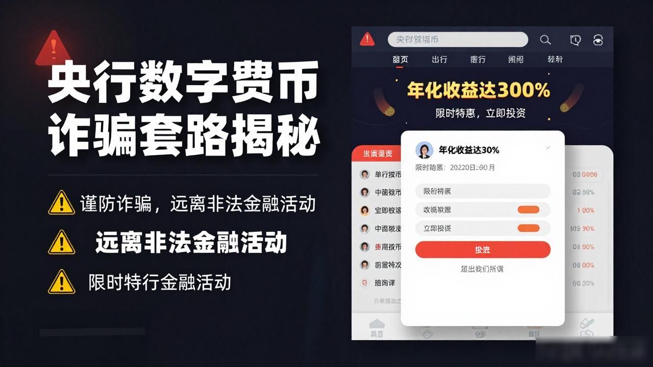 央行数字货币炸骗_央行数字货币诈骗套路揭秘 数字人民币诈骗防范方法 央行数字货币官方渠道查询