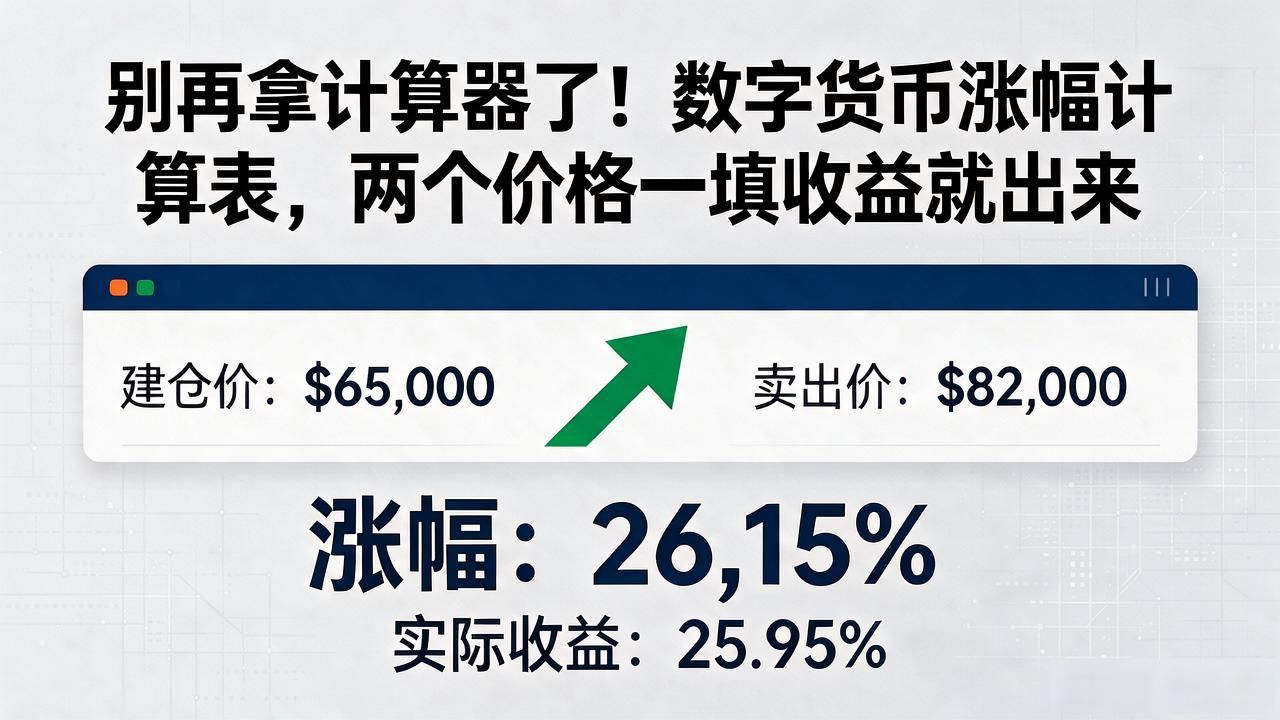 考虑手续费和滑点的涨幅计算_数字货币涨幅计算表_数字货币涨幅计算表