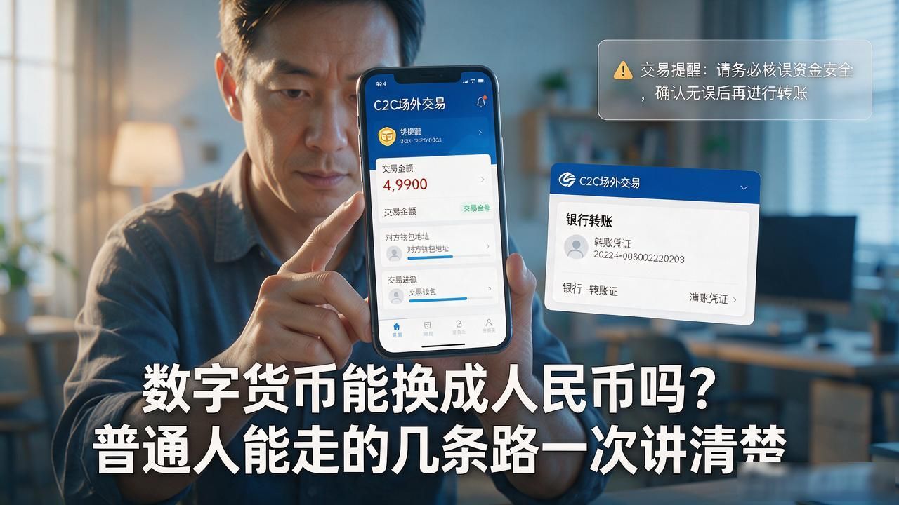 数字货币兑换人民币路径_数字货币能换人民币吗_合规交易平台法币出入金