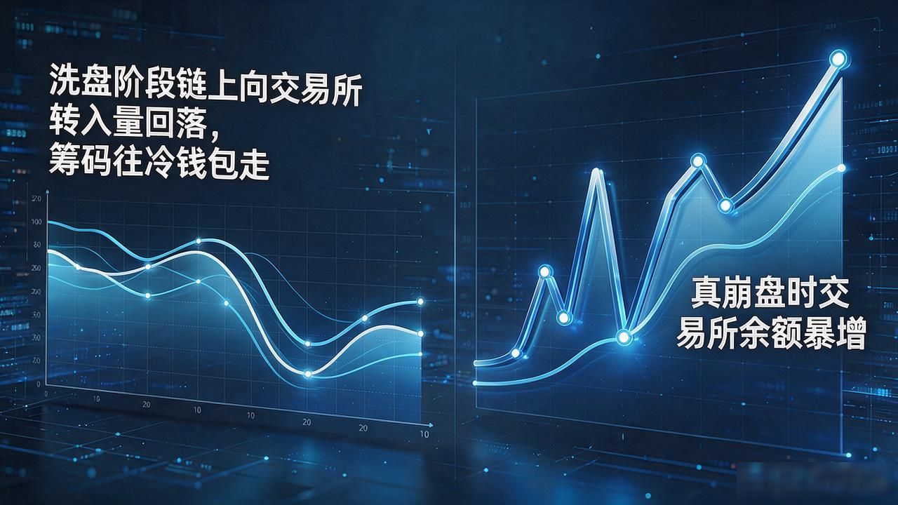 数字货币洗盘识别_数字货币洗盘_交易所净流入数据判断