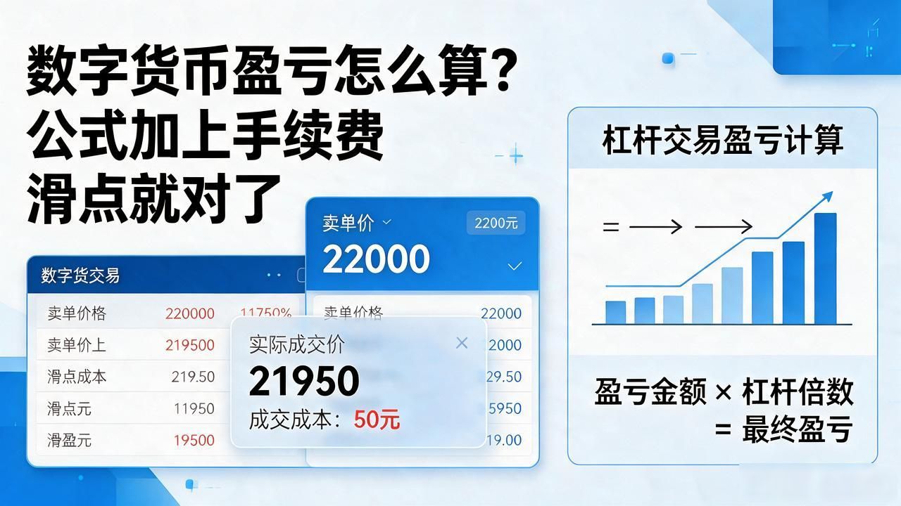 手续费滑点计算技巧_数字货币交易盈亏计算公式_数字货币盈亏计算公式