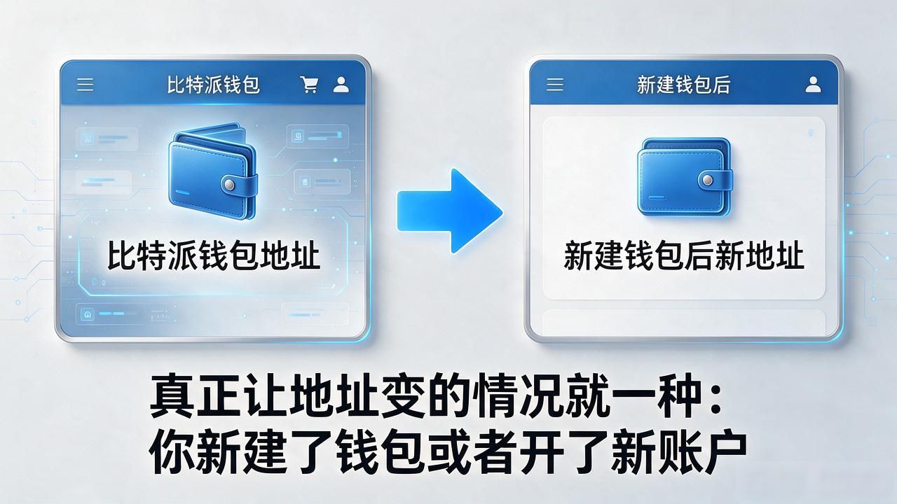 比特派钱包地址不变条件_重装APP换手机清缓存不影响地址_比特派钱包地址会变吗