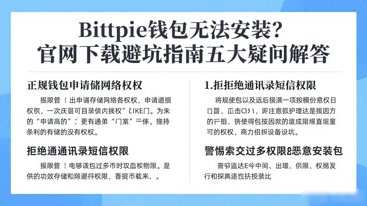 Bitpie钱包官网下载障碍_Bitpie官网下载安装的五个常见问题_版本兼容性误区