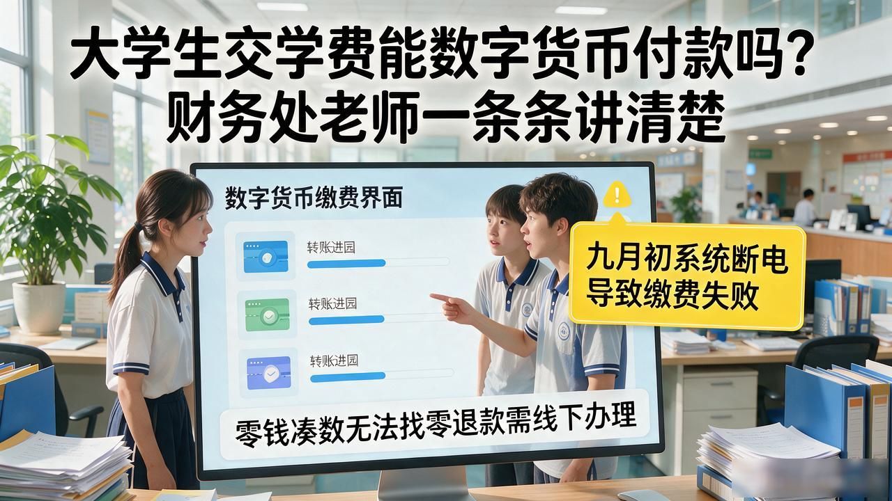 数字人民币缴费_大学生交学费数字货币_学校官方缴费入口