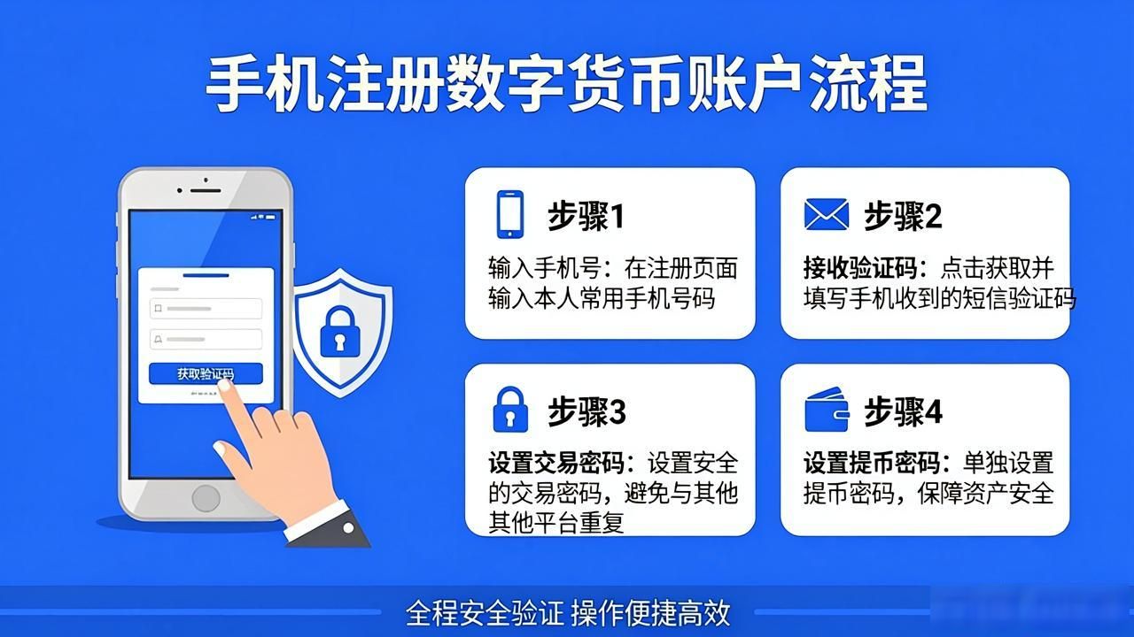 数字货币新手手机注册交易所账户方法_国内正规数字货币交易所选择指南_手机注册数字货币账户