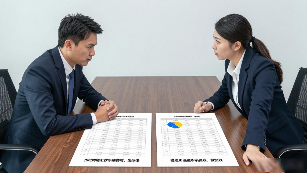 制造业传统企业数字货币结算应用_稳定币跨境支付手续费节省案例_总裁说数字货币