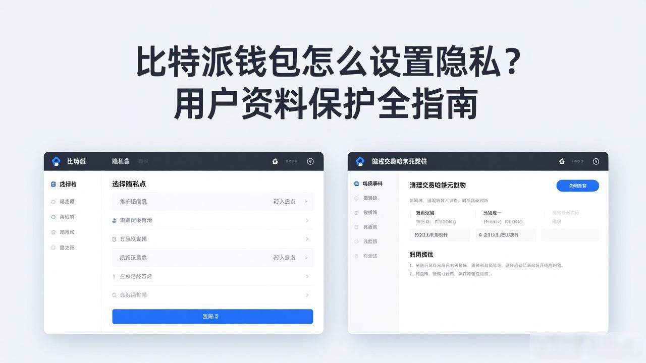 防止钓鱼攻击个人资料管理_比特派钱包隐私设置_比特派钱包的用户资料与隐私设置