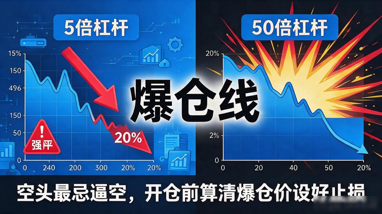 如何开数字货币合约空头_做空爆仓线计算与止损设置_怎么领数字货币空头