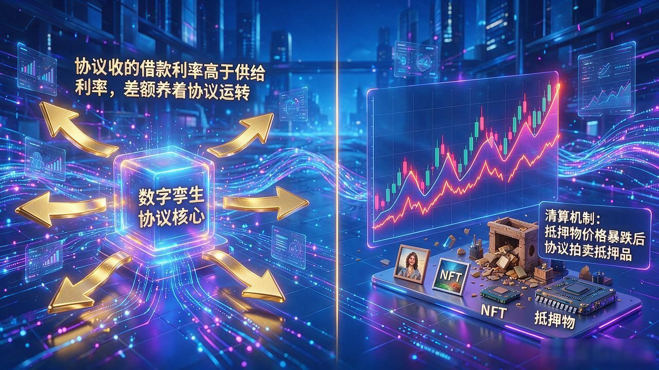 数字货币借贷_DeFi借贷协议风险与清算机制解析_2025年主流稳定币池年化收益对比