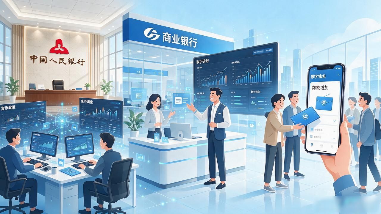 数字人民币试点 央行商业银行关系 数字钱包用户支付场景_关于数字货币的关系