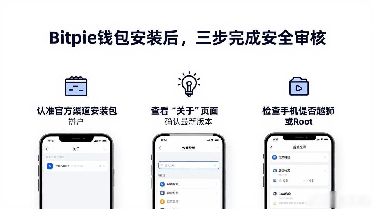 备份助记词安全检查_Bitpie钱包安全审核_如何安装Bitpie钱包后进行安全审核?