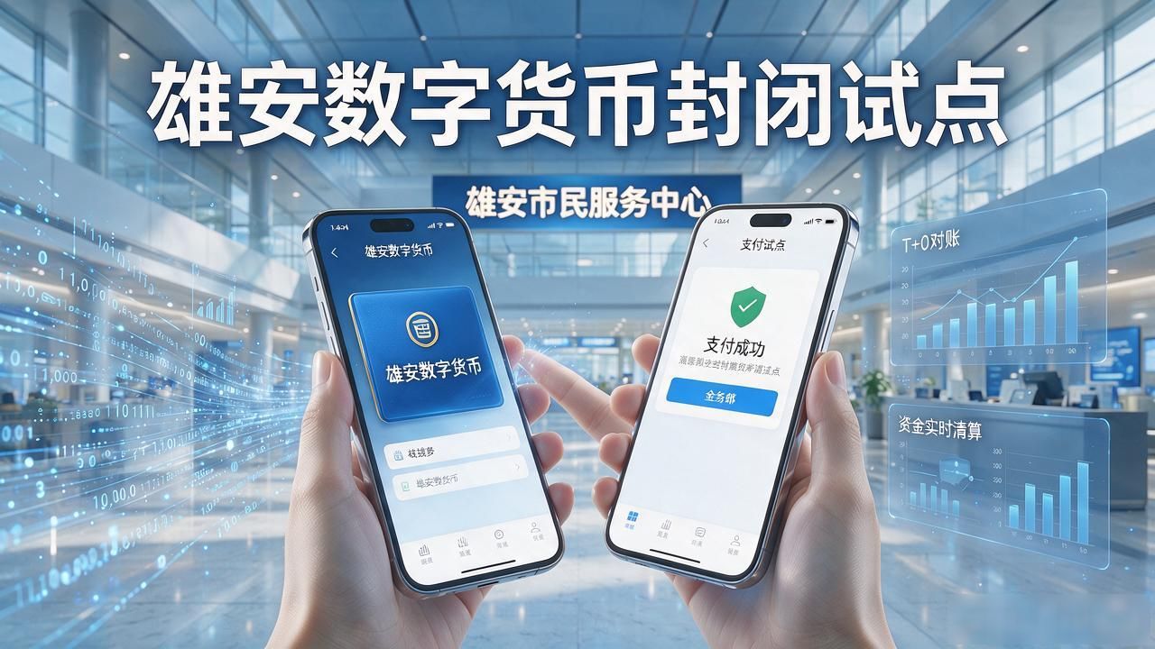 雄安数字货币封闭试点_雄安数字货币试点_封闭圈支付链路跑通